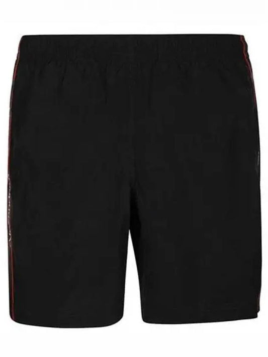 Men's Side Logo Tape Swim Shorts Black - ALEXANDER MCQUEEN - BALAAN 2