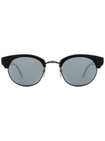 Eyewear Round Sunglasses Gray - THOM BROWNE - BALAAN 1