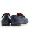 Jordaan Leather Loafers Blue - GUCCI - BALAAN 5