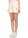 Handwriting Regular Jogger Shorts Beige - MAISON KITSUNE - BALAAN 3