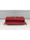 Used luxury goods Daol 24th calfskin chain flap bag red condition A - CHANEL - BALAAN 4