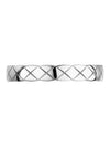 Coco Crush Quilted Ring White Gold - CHANEL - BALAAN 6