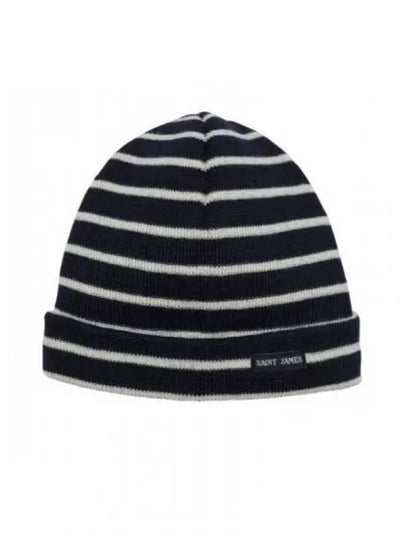 BONNETS RAYES 0308 51 MARINEECRU Striped Beanie - SAINT JAMES - BALAAN 1