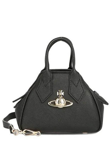 Mini Yasmin 5202006I S000B N401 ORB Logo Saffiano Tote Bag Big 995311 - VIVIENNE WESTWOOD - BALAAN 1