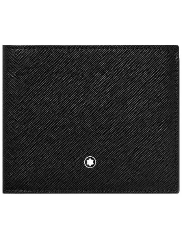 Sartorial 8CC Leather Half Wallet Black - MONTBLANC - BALAAN 3