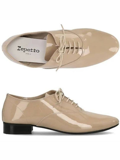 Charlotte Patent Leather Oxford Shoes Beige - REPETTO - BALAAN 2