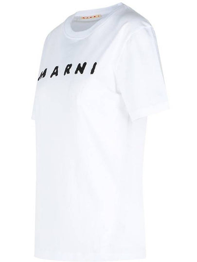 Marni White Cotton T-Shirt - MARNI - BALAAN 2