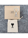 De Coeur Heart Logo Keyholder Silver - AMI - BALAAN 4