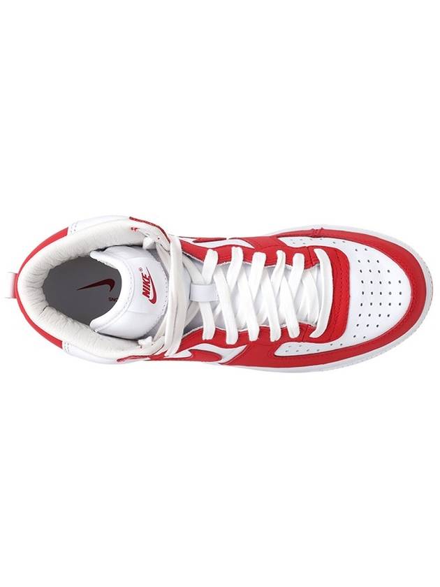 Homme Plus x Nike White Red Terminator High Top Sneakers PK K105 RED - COMME DES GARCONS - BALAAN 4