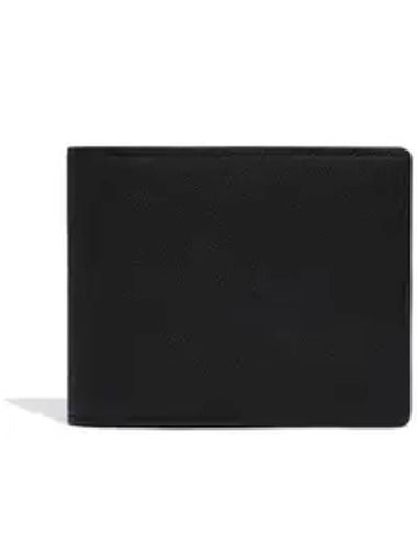 Saffiano natural leather half wallet black - VANN WORKS - BALAAN 1