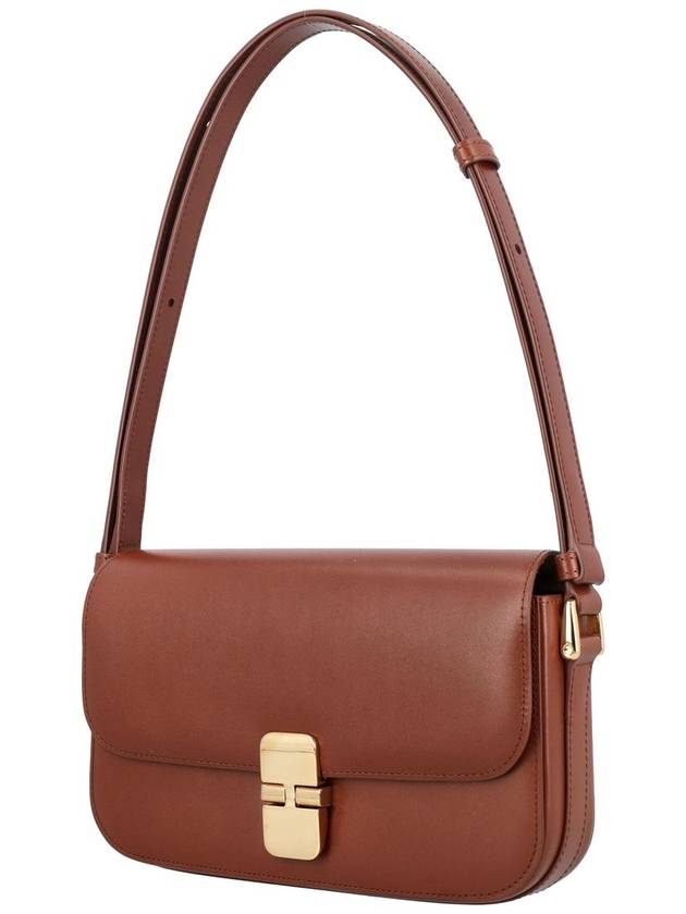 Grace Baguette Shoulder Bag Brown - A.P.C. - BALAAN 4