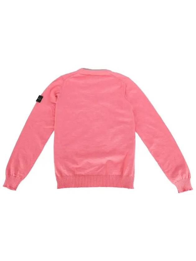 Kids Waffen Patch Cardigan Pink 7616511A1 V0087 - STONE ISLAND - BALAAN 3