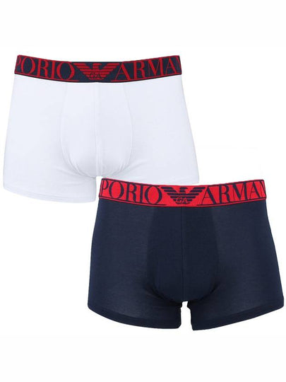 Men's Logo Banding Boxer Briefs 2 Pack - EMPORIO ARMANI - BALAAN 2