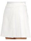 Women's Cataleya Pleated Skirt White - J.LINDEBERG - BALAAN 9