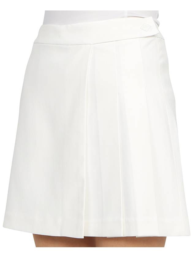 Women's Cataleya Pleated Skirt White - J.LINDEBERG - BALAAN 9