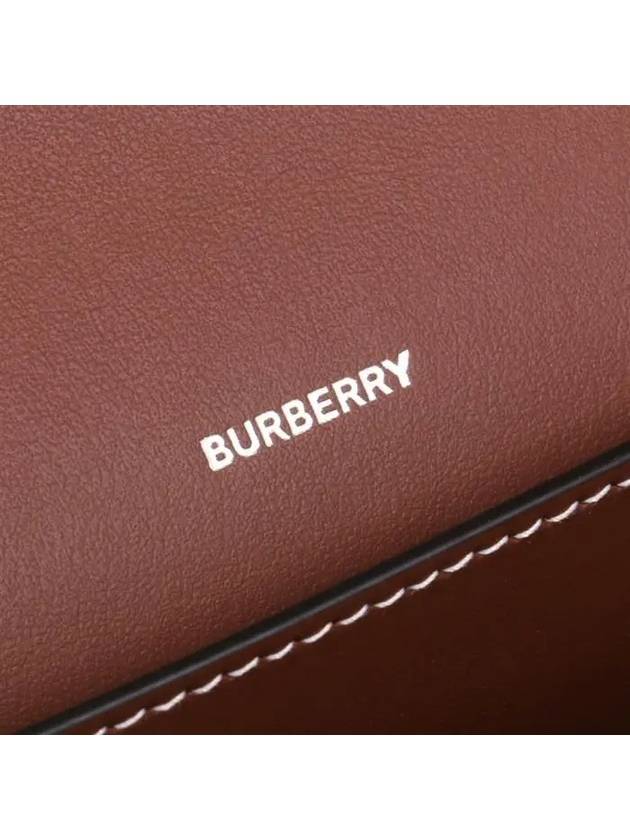 Cotton Technical Leather Cross Bag - BURBERRY - BALAAN 8