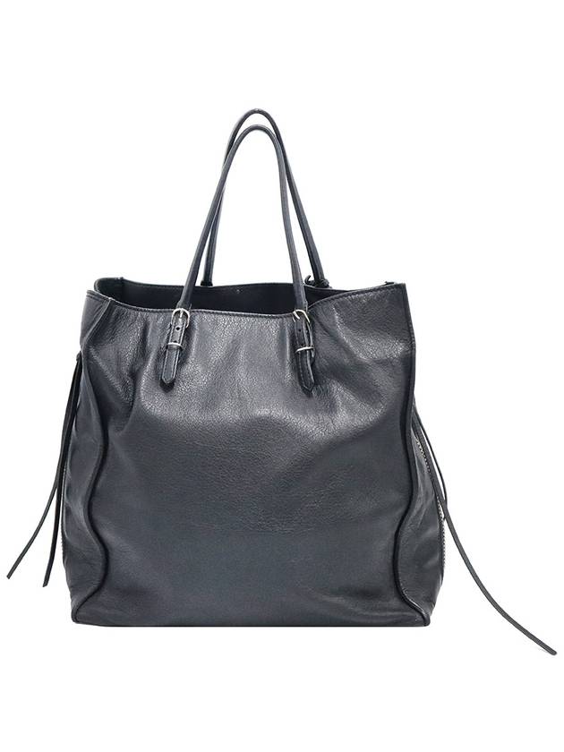 Balenciaga 357330 Black Calfskin Papier A5 Zip Around Tote Bag - BALENCIAGA - BALAAN 4