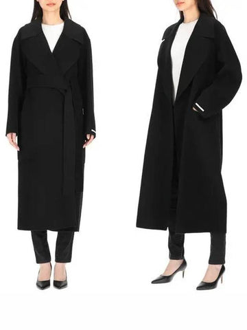 Sportmax Veleno VELENO 2320160439600 013 Belt Wool Coat Long Coat 991340 - MAX MARA - BALAAN 1