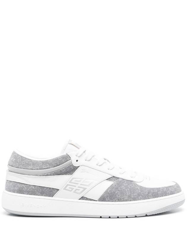 G Move Panel Leather Low Top Sneakers Grey - GIVENCHY - BALAAN 2