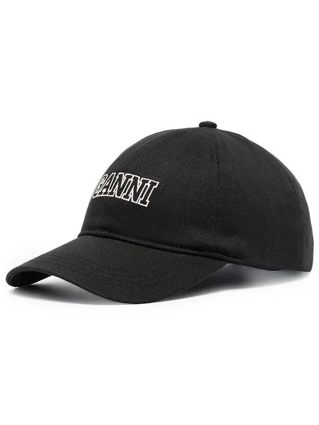 Logo Ball Cap Black - GANNI - BALAAN 4