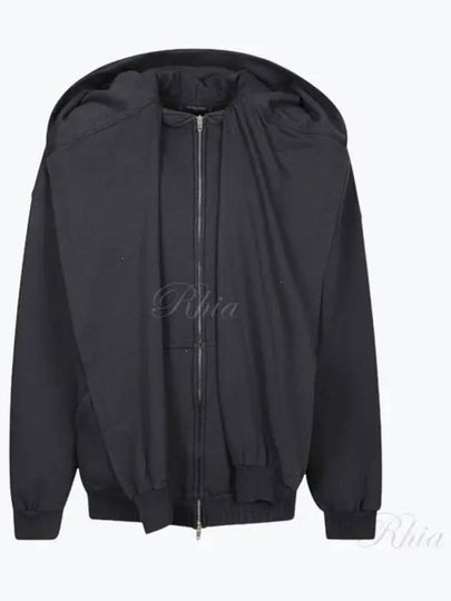 Incognito Zip-Up Hoodie Faded Black - BALENCIAGA - BALAAN 2