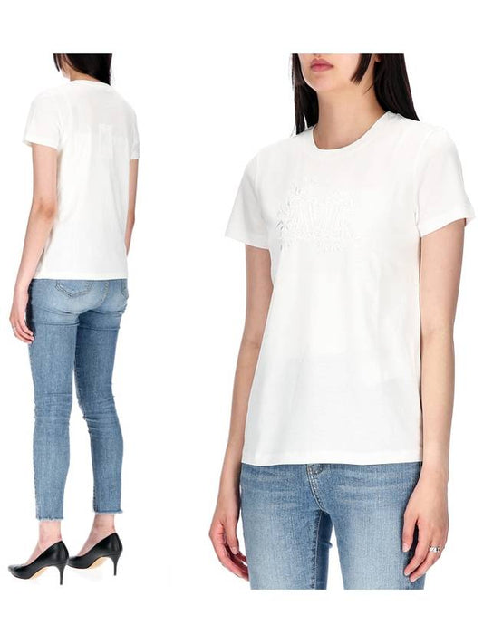 Women's Sacha Short Sleeve T-Shirt White - MAX MARA - BALAAN 2