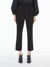 Nepeta Virgin Wool Straight Pants Black - MAX MARA - BALAAN 3