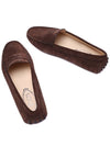 Gommino Suede Driving Shoes Brown - TOD'S - BALAAN 6