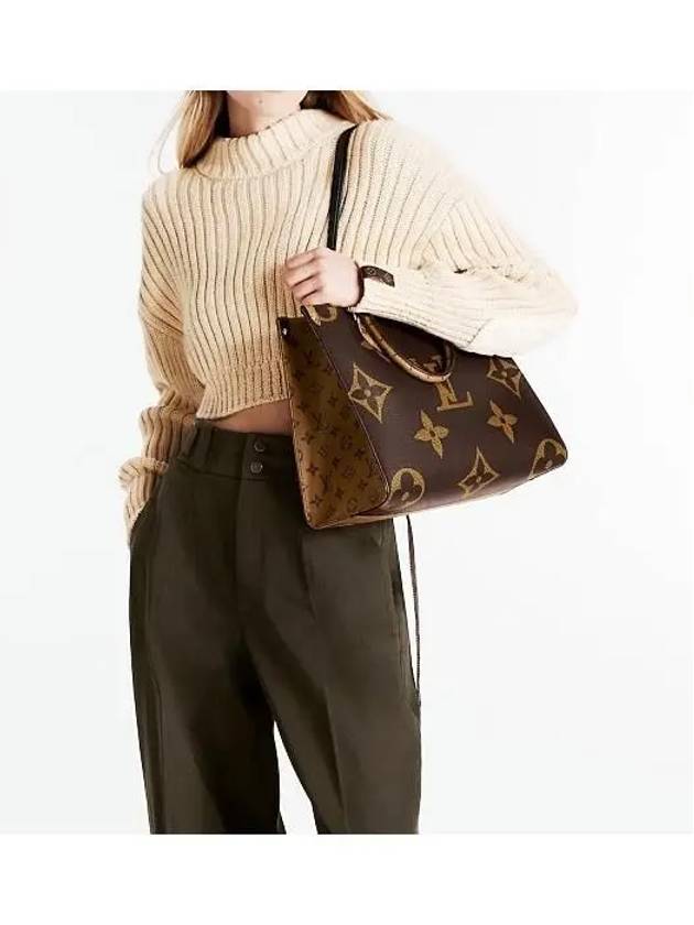 OnTheGo MM Monogram Tote Bag Brown - LOUIS VUITTON - BALAAN 8