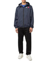 Small Heart Wappen Windbreaker Navy - COMME DES GARCONS - BALAAN 3