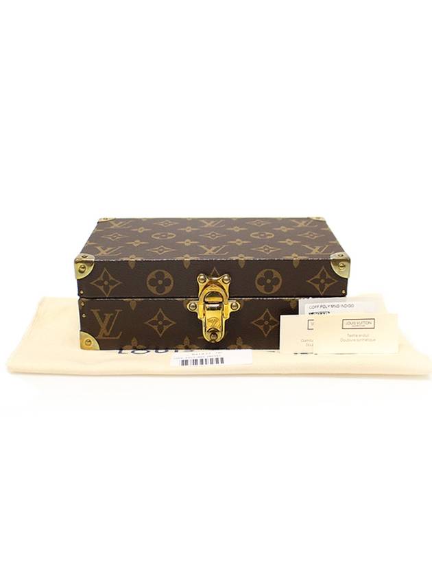 Women s Louis Vuitton M41877 Monogram Canvas Coffret Polyvalent Trunk gt travel bag Gangbuk used luxury goods - LOUIS VUITTON - BALAAN 3