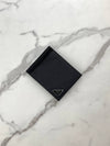 Saffiano Leather Triangle Logo Half Wallet Black - PRADA - BALAAN 9