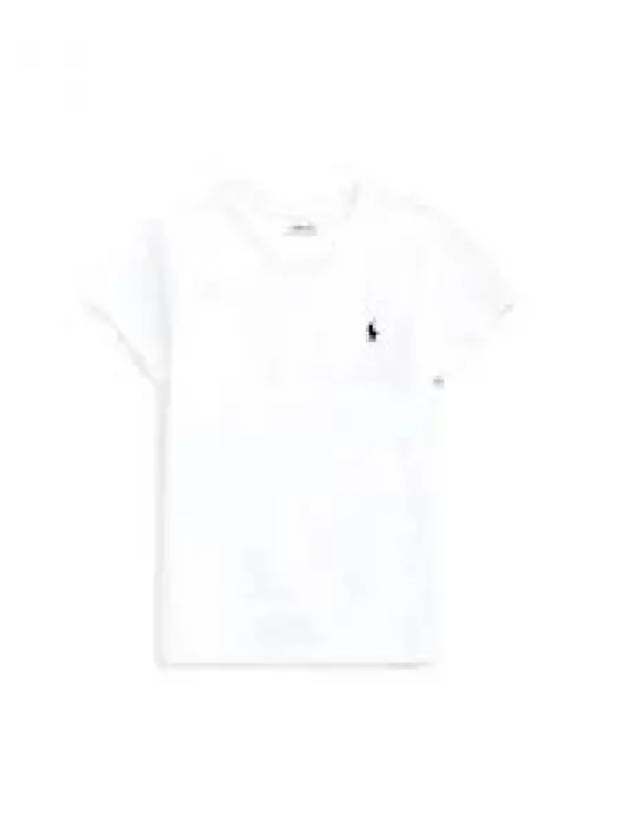 W Cotton Crew Neck Tee White 1219961 - POLO RALPH LAUREN - BALAAN 1