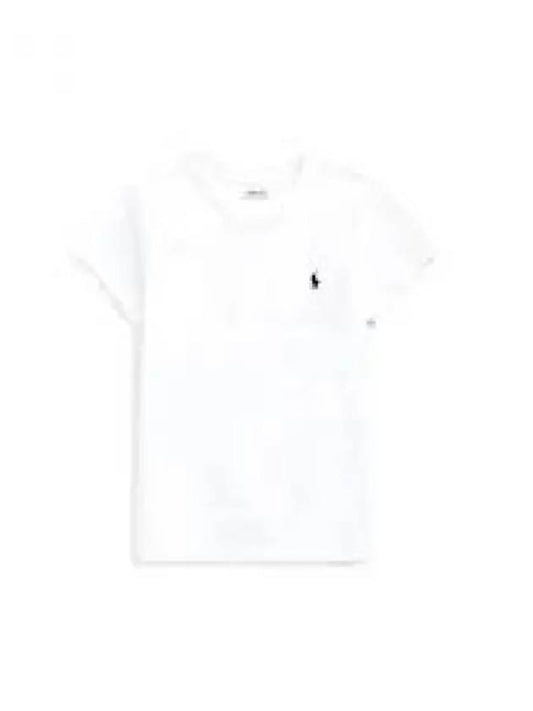 W Cotton Crew Neck Tee White 1219961 - POLO RALPH LAUREN - BALAAN 1