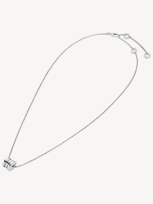 BZero1 Necklace Mini Round Pendant White Gold 360310 - BVLGARI - BALAAN 4