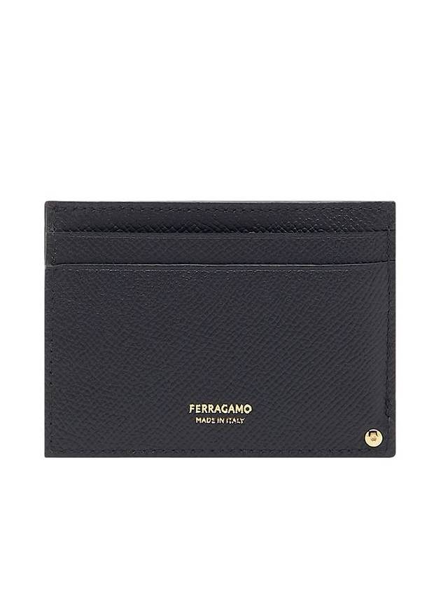 Gancini Card Wallet Black - SALVATORE FERRAGAMO - BALAAN 4