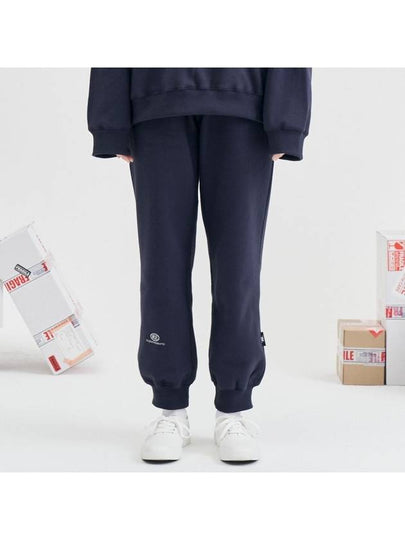 RE Capsule Logo Jogger Pants Navy - REPLAYCONTAINER - BALAAN 2