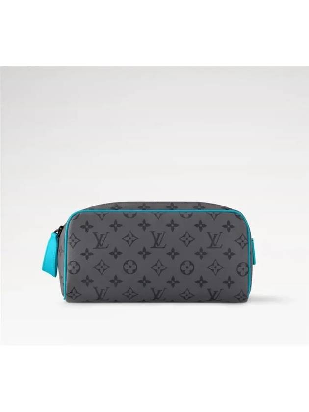 Men's Dopp Kit Monogram Eclipse Pouch Bag Grey Blue - LOUIS VUITTON - BALAAN 2