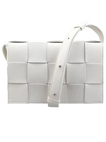 Intrecciato Cassette Cross Bag White - BOTTEGA VENETA - BALAAN 2