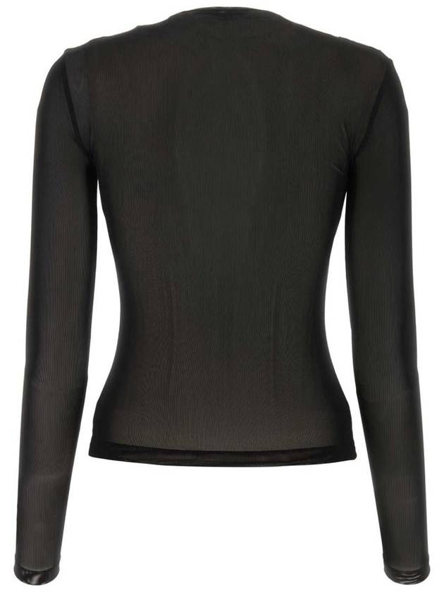 Long Sleeve T-Shirt A120851600555 Black - ALBERTA FERRETTI - BALAAN 3