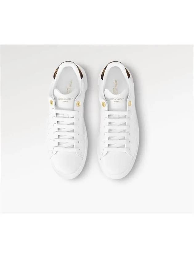 Time Out Monogram Tab Low Top Sneakers White - LOUIS VUITTON - BALAAN 5