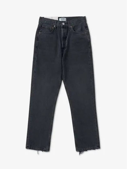 Tapered High-Rise Crop Jeans Black - AGOLDE - BALAAN 2