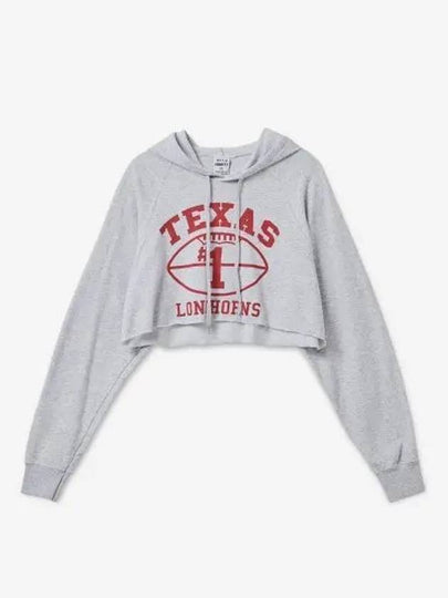 Texas Crop Hooded Top Heather Grey - WILD DONKEY - BALAAN 2