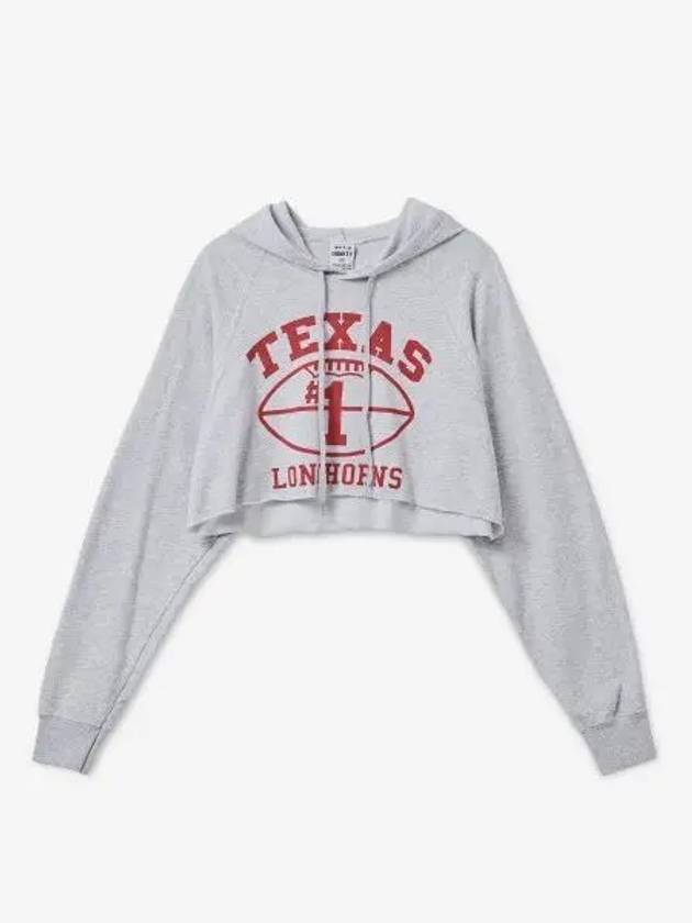 Texas Crop Hoodie Gray FCTEXASWD043 - WILD DONKEY - BALAAN 1