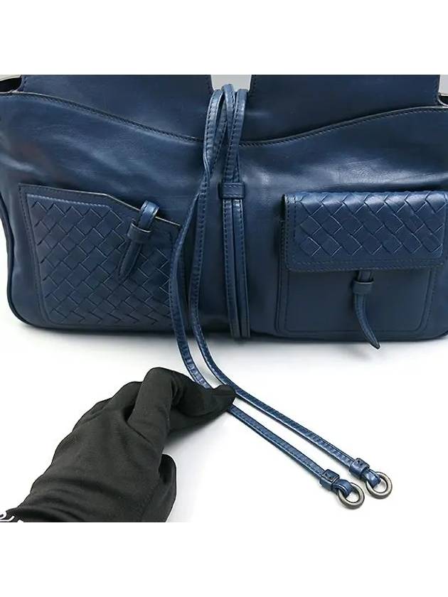 blue shoulder bag - BOTTEGA VENETA - BALAAN 4