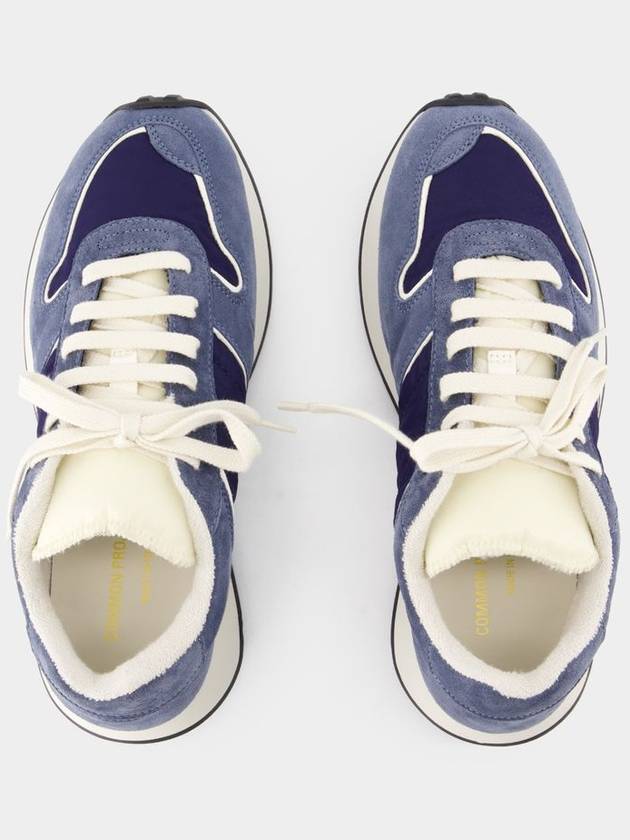 Track Sneakers - COMMON PROJECTS - Leather - Blue - COMMON PROJECTS - BALAAN 4