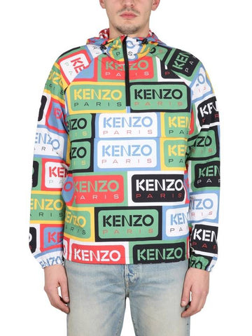 "KENZO LABELS" WINDBREAKER JACKET - KENZO - BALAAN 1