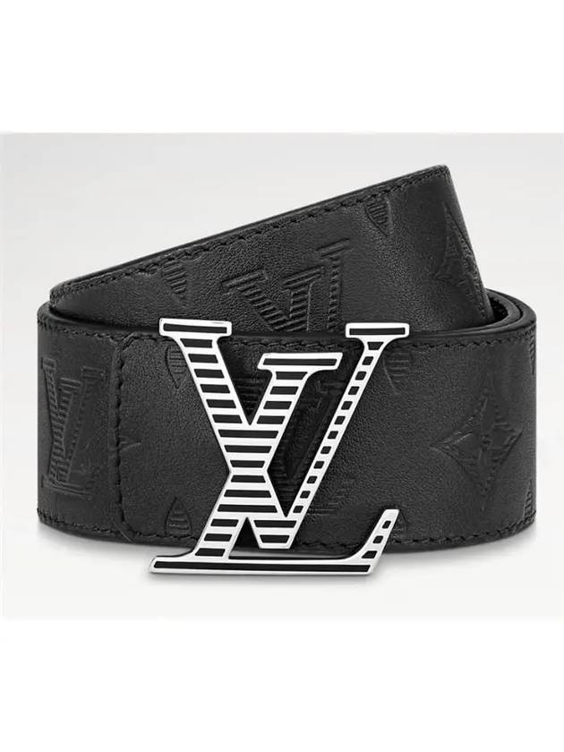 40MM Reversible Leather Belt Black - LOUIS VUITTON - BALAAN 3