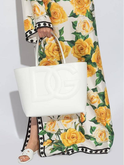 Dolce & Gabbana Dolce & Gabbana 'DG Medium' Shopper Bag, Women's, White - DOLCE&GABBANA - BALAAN 2