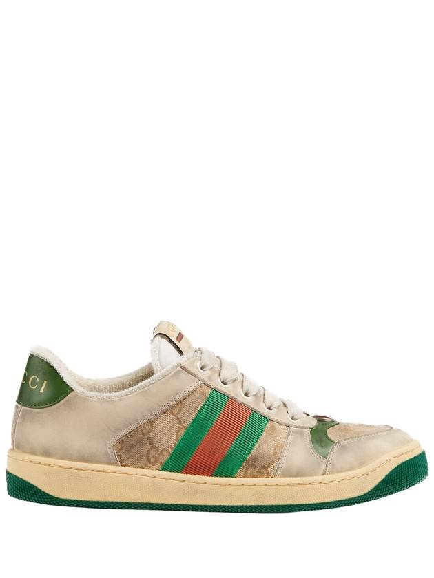 Screener GG Canvas Low Top Sneakers - GUCCI - BALAAN 2